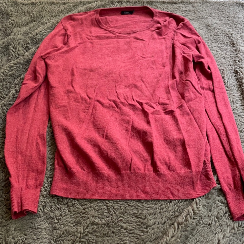 J.Crew men’s red sweater